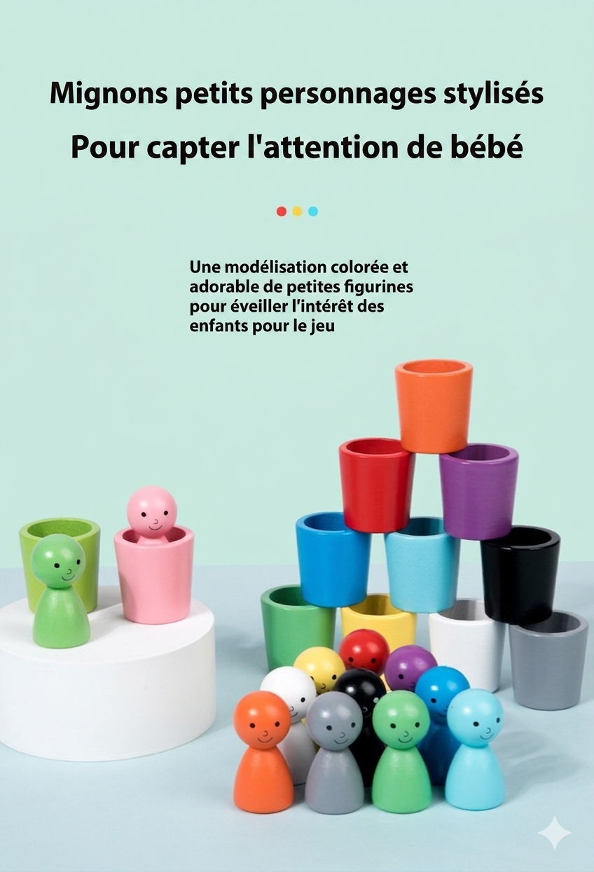 Les bonhommes en couleur