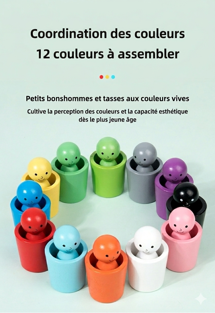 Les bonhommes en couleur